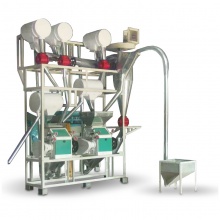 面粉加工设备 双机一次小型荞麦莜麦磨面机 双机组一次净面粉机
