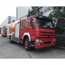 8方水罐消防车 可上牌全国包送 重汽豪沃8吨大型专业消防车
