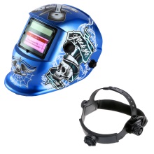 可调节头戴式全自动变光电焊防护面罩海盗款焊接工氩弧焊头盔面罩