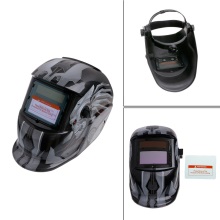 头戴式太阳能自动变光电焊面罩防强光防弧隔热焊工烧焊二保焊焊帽